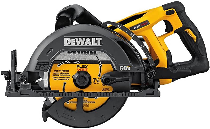 DEWALT DCS577 60V MAX Cordless Brushless 7-1/4 in. Wormdrive Style