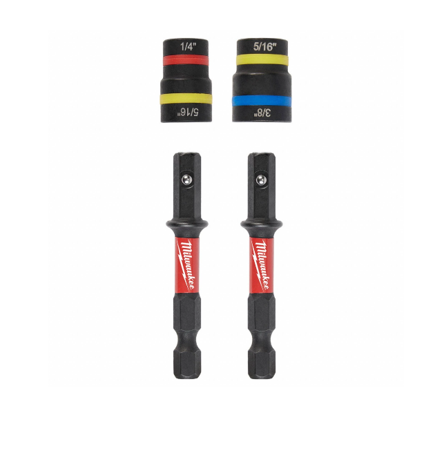 Milwaukee 49-66-4565 Shockwave Impact Duty Quik-Clear 2-In-1 Magnetic Nut