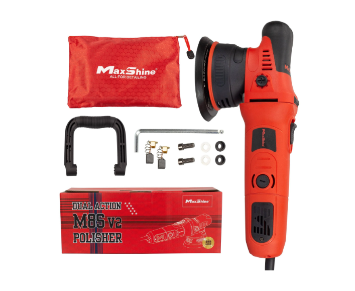 MAXSHINE Dual Action Polisher For Car Detailing | M8S V2 - 5in Plate, 8mm Throw, 1000W