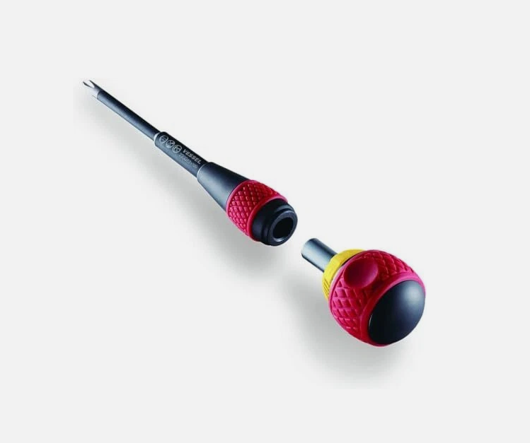 VESSEL BALL GRIP Magnetic Ratchet Screwdriver PH2x100(4") (#2200P2100)