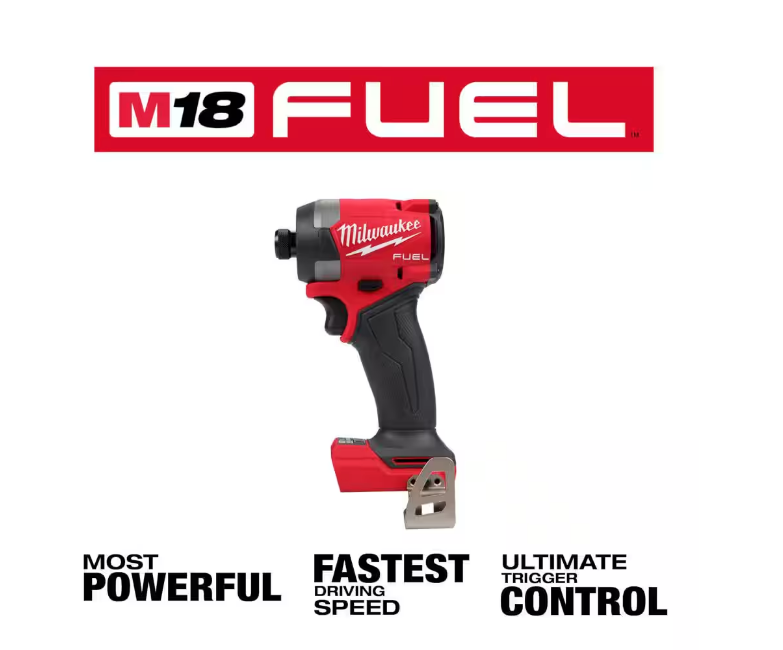 Milwaukee M18 FUEL 18V Lithium-Ion Brushless 1/4 in. Hex Impact Driver 2953-20 (TOOL ONLY)