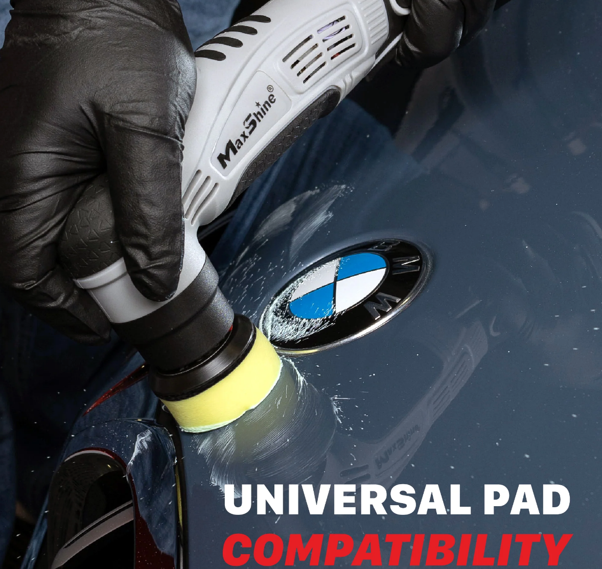 MAXSHINE Cordless Dual Action Polisher M0312 V2 - Cordless Hybrid Rotary & DA