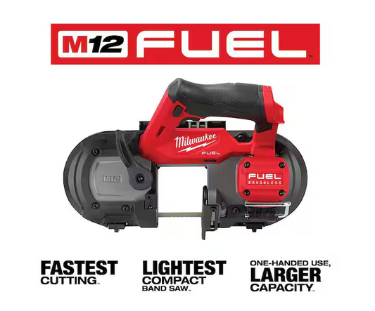 Milwaukee M12 FUEL 12V Cordless Compact Band Saw 2529-20 (Tool-Only)