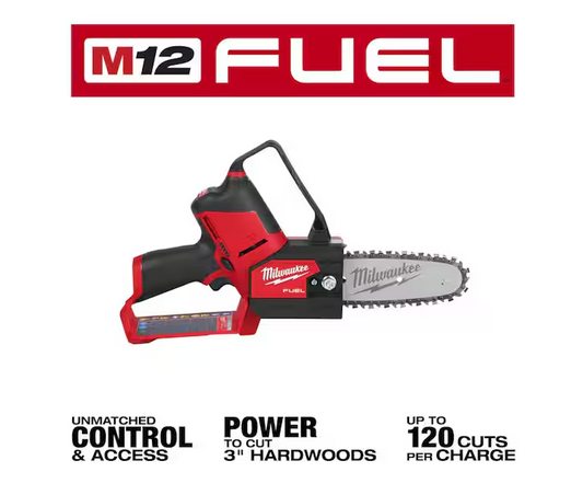 Milwaukee M12 FUEL 6in. 12V Brushless Electric Cordless Battery Pruning Saw HATCHET 2527-20 (Tool-Only)