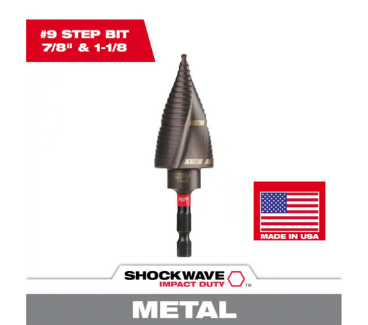 Milwaukee SHOCKWAVE™ Impact Duty™ #9 7/8" & 1-1/8" (48-89-9249)