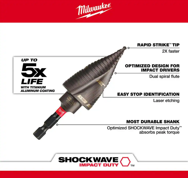 Milwaukee SHOCKWAVE™ Impact Duty™ #9 7/8" & 1-1/8" (48-89-9249)