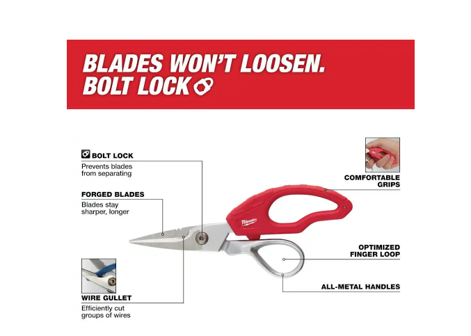 Milwaukee 48-22-4045 Electrician Snips
