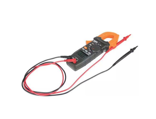 Klein Tools Digital Clamp Meter Electrical Maintenance and GFCI Tester Set CL120KIT