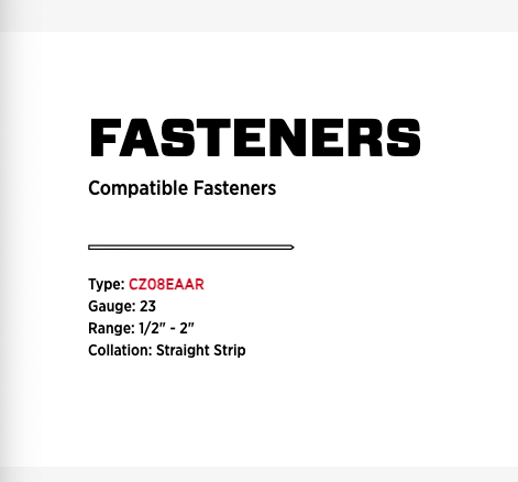 SENCO 2” 23GA Headless Pin Nailer Tool TN11L1