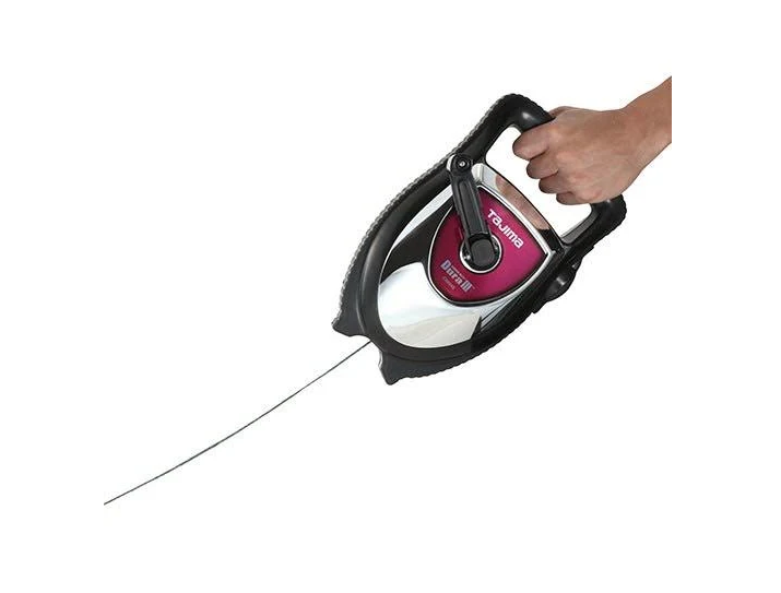 TAJIMA Chalk Line - Chalk-Rite Dura III Chalk Box with 150ft Extreme Bold 2.8 mm Snap Line & Integrated Handle Release CR604S