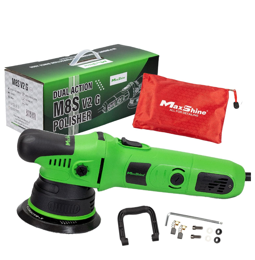 MAXSHINE Dual Action Polisher For Car Detailing | M8S V2 - 5in Plate, 8mm Throw, 1000W