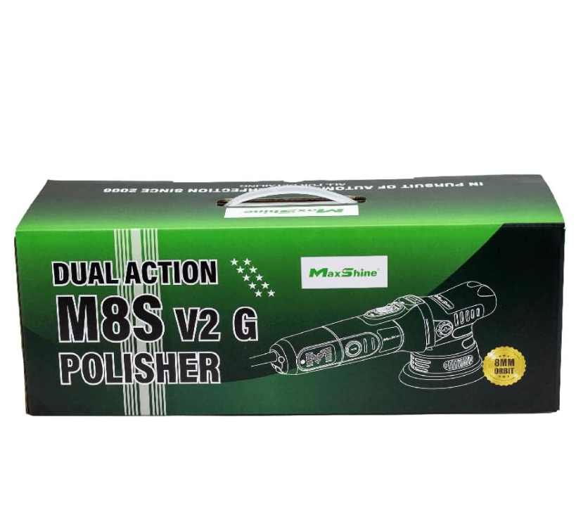 MAXSHINE Dual Action Polisher For Car Detailing | M8S V2 - 5in Plate, 8mm Throw, 1000W