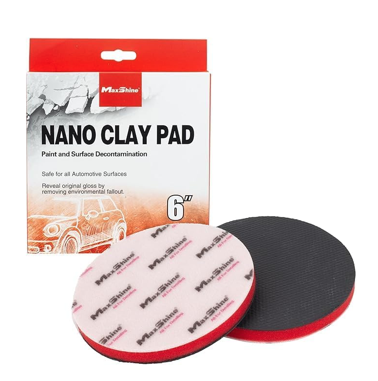 MAXSHINE NANO CLAY PAD - PAINT & SURFACE DECONTAMINATION - CHOOSE A SIZE