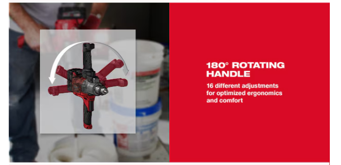 Milwaukee M18 FUEL 18V 1/2 in. Mud Mixer 2810-20 (Tool-Only)