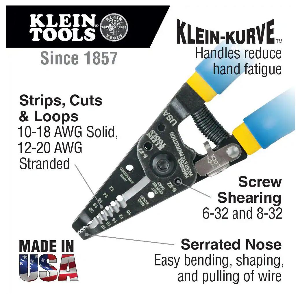 Klein Tools 6-Piece Apprentice Electrician Tool Set (94126)