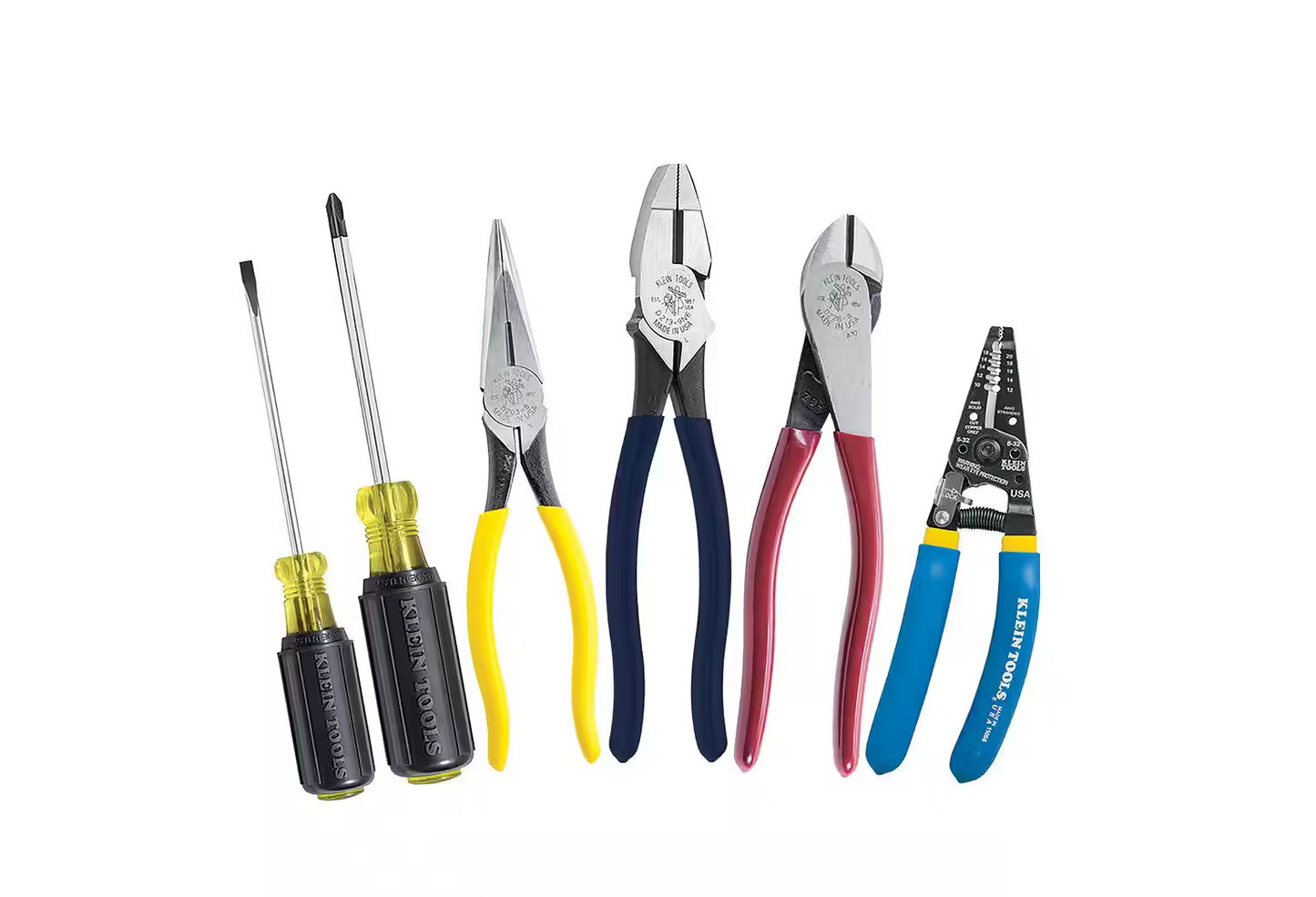 Klein Tools 6-Piece Apprentice Electrician Tool Set (94126)