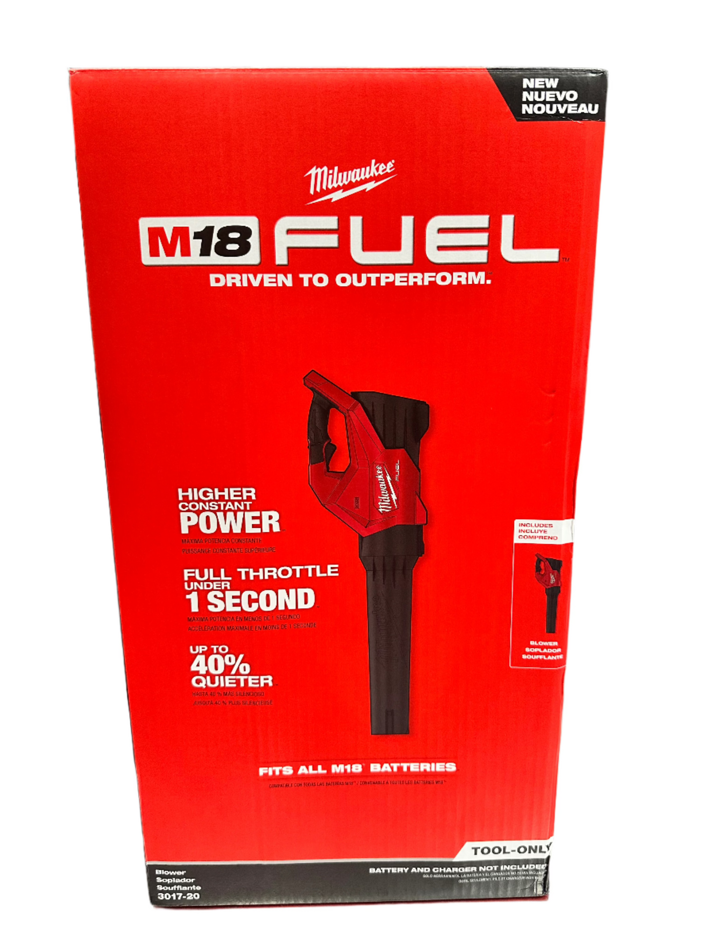 Milwaukee M18 FUEL 120 MPH 500 CFM 18V Handheld Blower 3017-20 (TOOL ONLY)