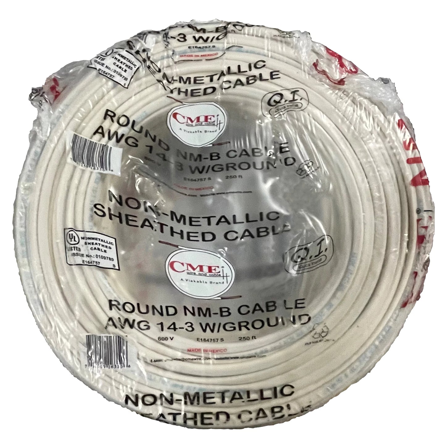 250 Ft romex 14/3 Romex SIMpull Non-Metallic Electrical Wire NM-B. 19-Lbs