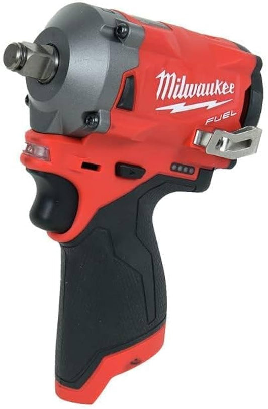 Milwaukee 2554-20 12V Cordless Stubby 3/8" Impact Wrench (Tool Only)