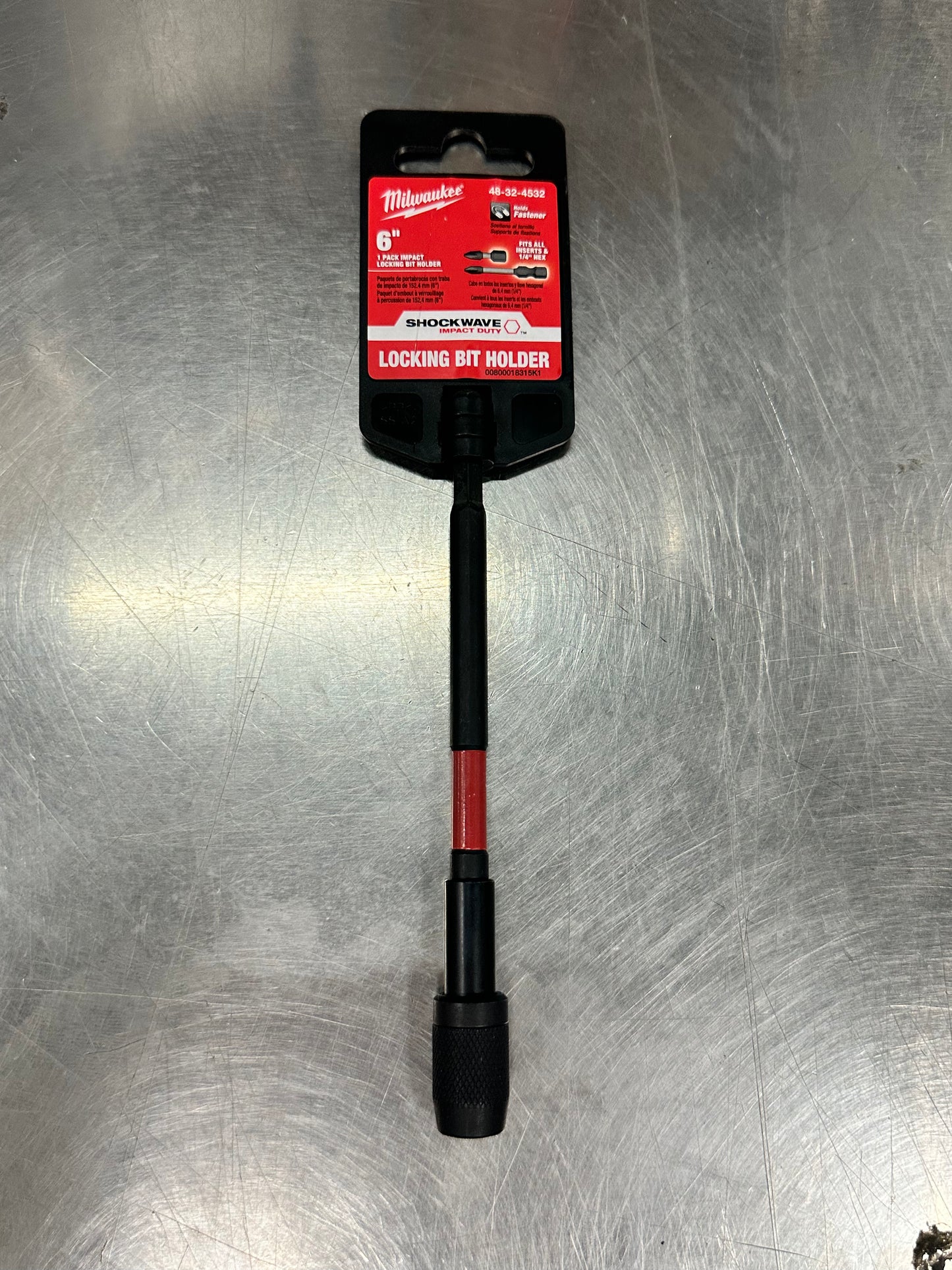 Milwaukee SHOCKWAVE 6" Impact Locking Bit Holder 48-32-4532