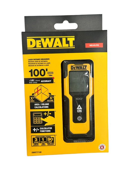 DEWALT 100ft Laser Distance Measurer DWHT77100