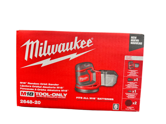 Milwaukee M18 18V 5in. Random Orbit Sander 2648-20 (TOOL ONLY)