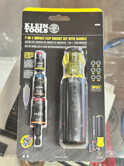 KLEIN TOOLS 7-IN-1 IMPACT FLIP SOCKET 32900R
