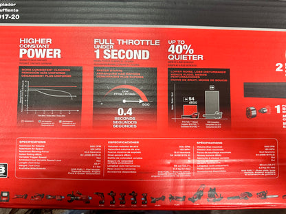 Milwaukee M18 FUEL 120 MPH 500 CFM 18V Handheld Blower 3017-20 (TOOL ONLY)