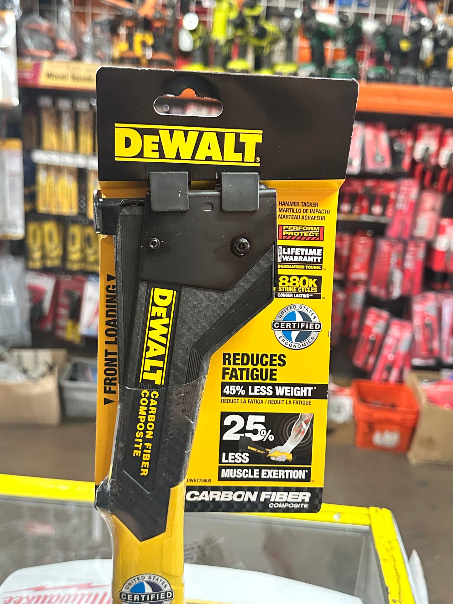 DEWALT DWHT75900 Carbon Fiber Composite Hammer Tacker