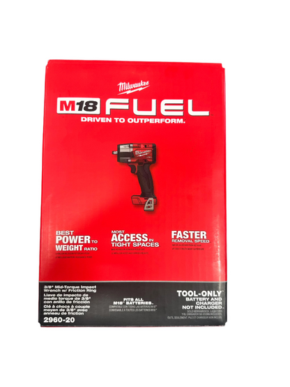 Milwaukee 18V 3/8" Mid-Torque Impact Wrench w/ Friction Ring 2960-20 (TOOL ONLY)