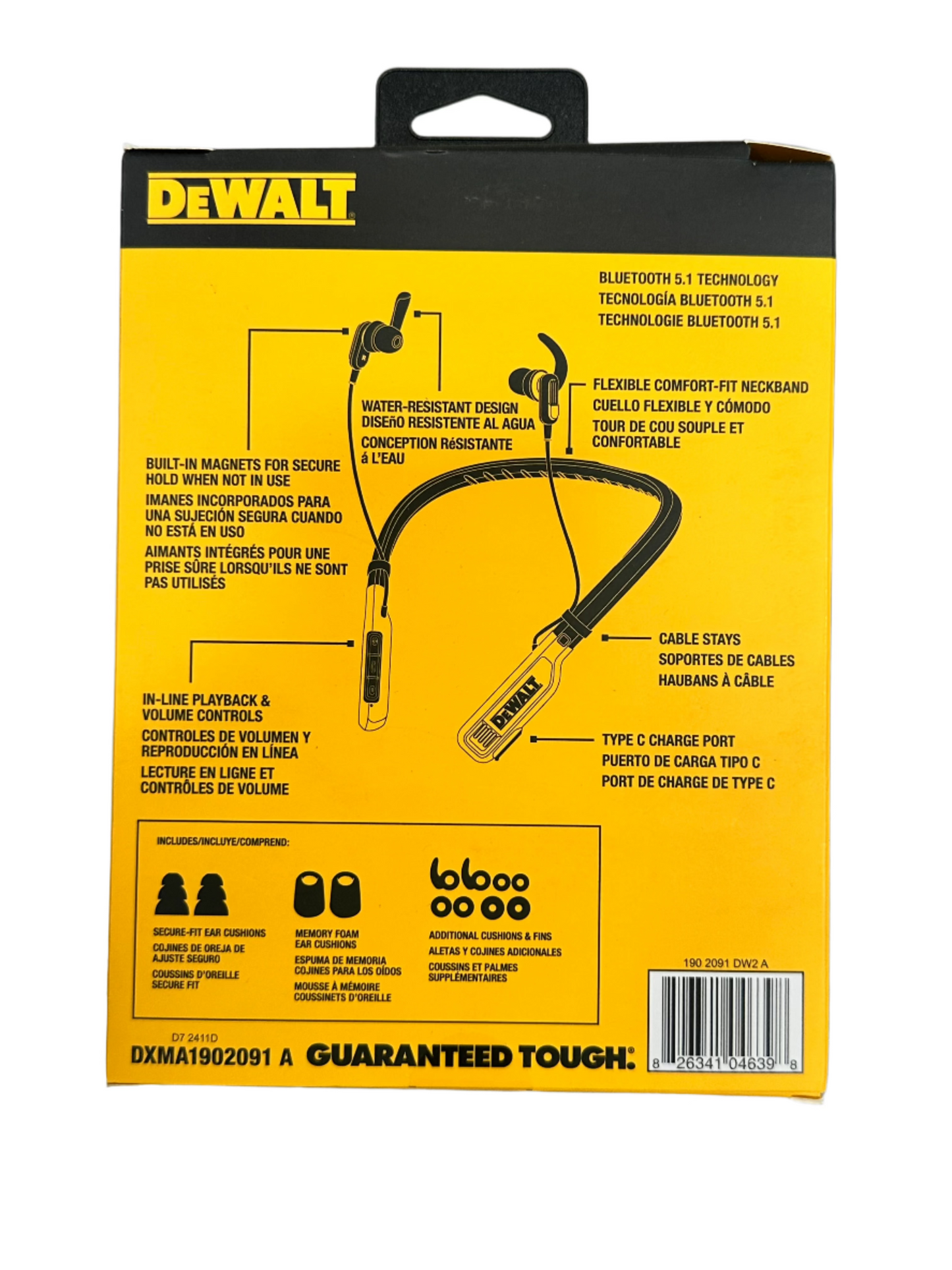 DEWALT Pro Wireless Earphones