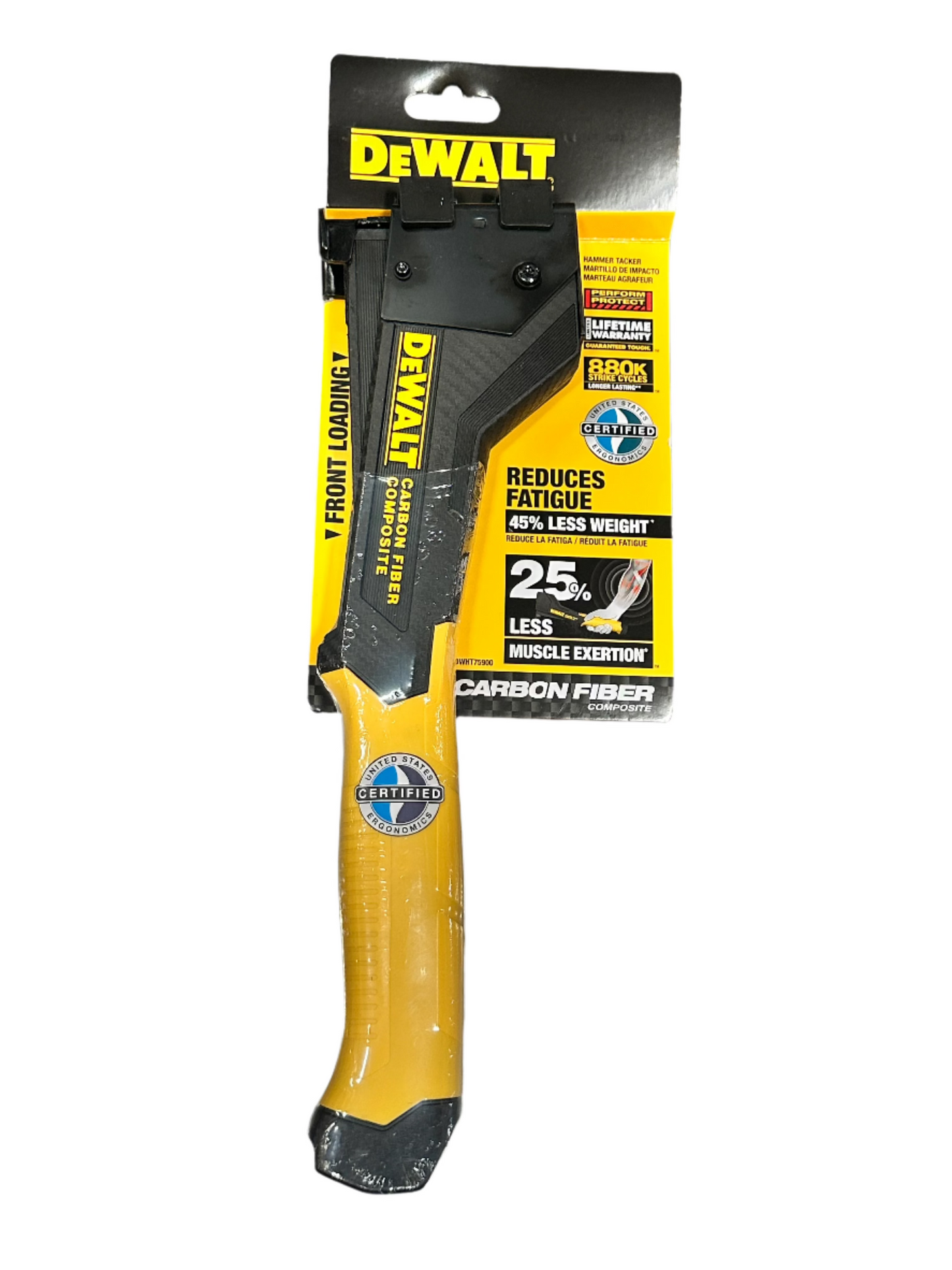 DEWALT DWHT75900 Carbon Fiber Composite Hammer Tacker