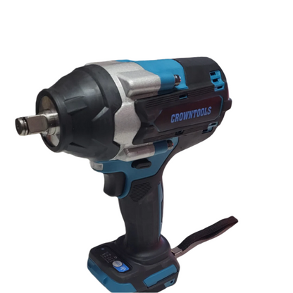 CROWNTOOLS 880-1500N.m 1/2'' High Torque Brushless Electric Impact Wrench(FITS MAKITA 18V BATTERIES)