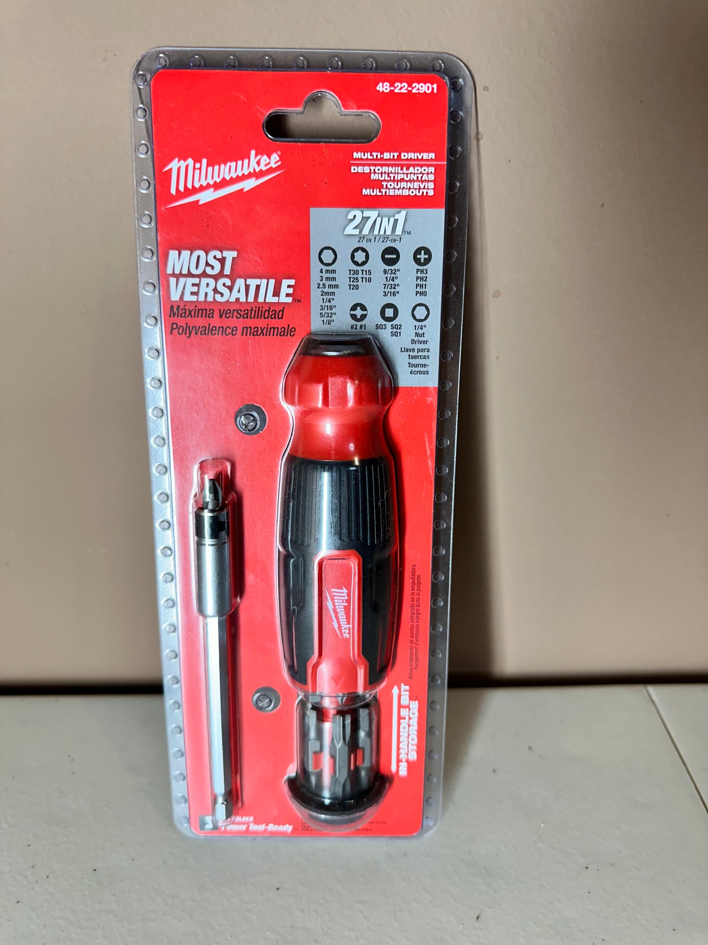 Milwaukee 27-in-1 Multi-Bit Screwdriver (48-22-2901)