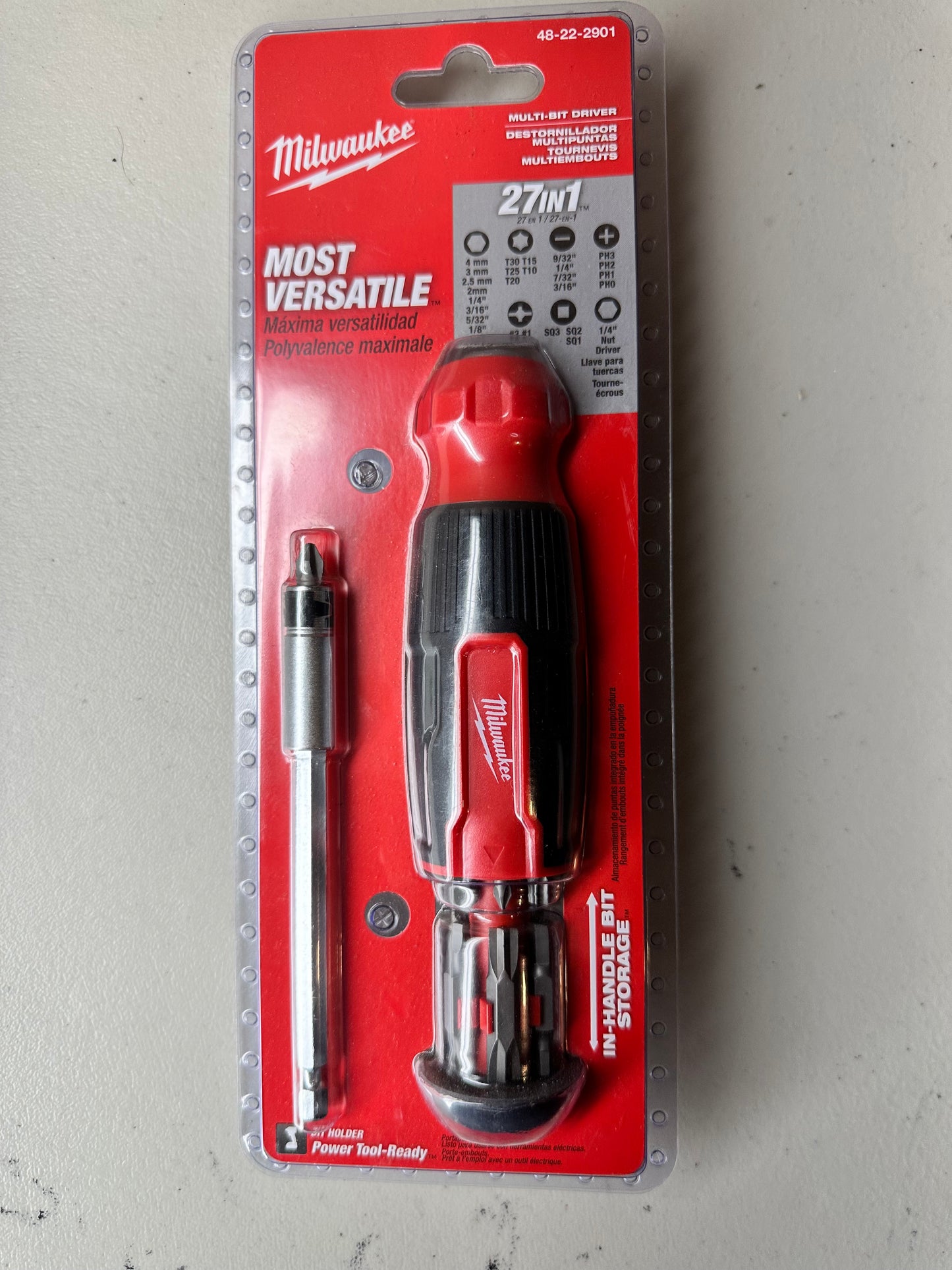 Milwaukee 27-in-1 Multi-Bit Screwdriver (48-22-2901)