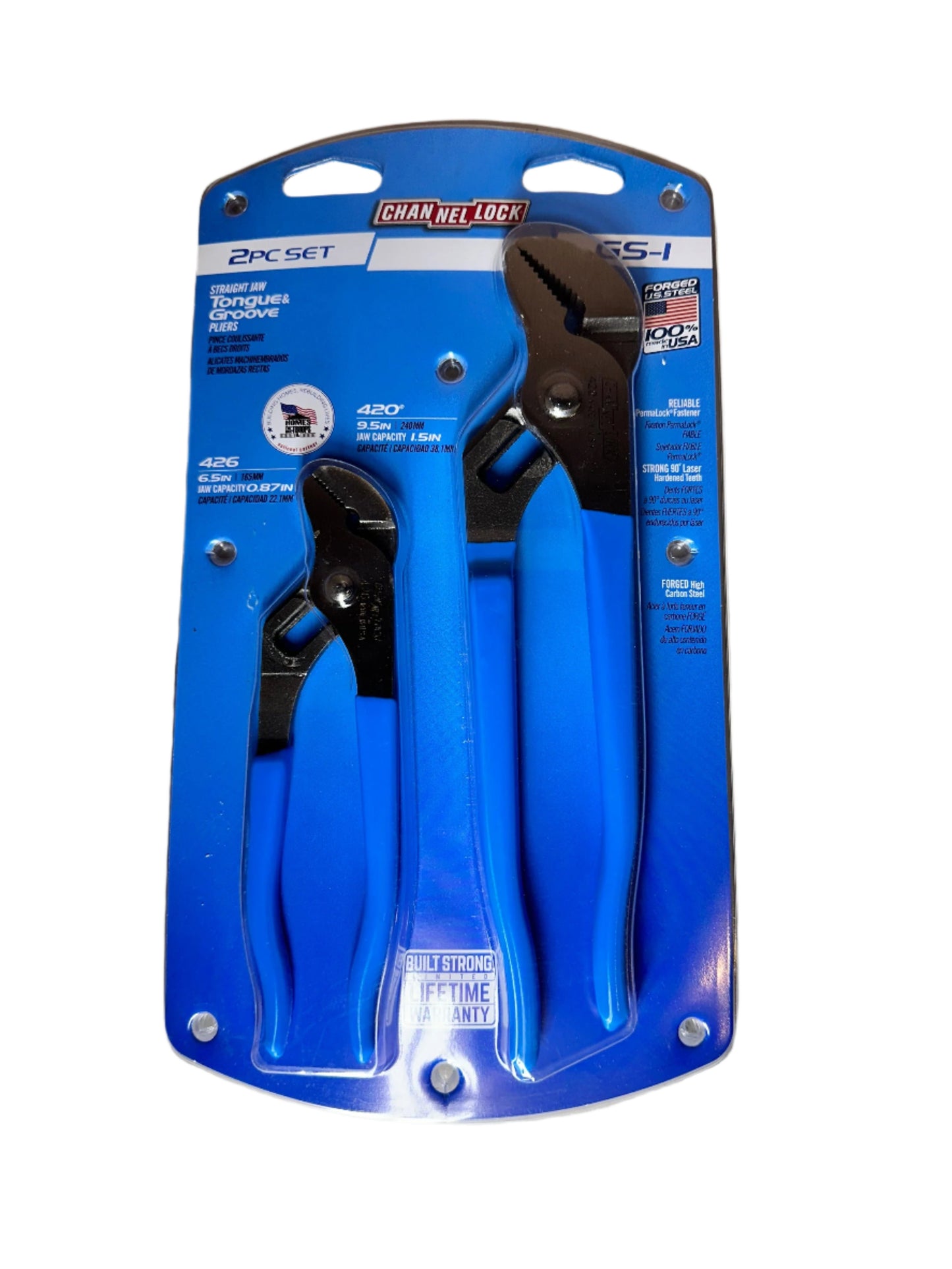 Channellock GS-1 2PC TONGUE & GROOVE PLIERS SET