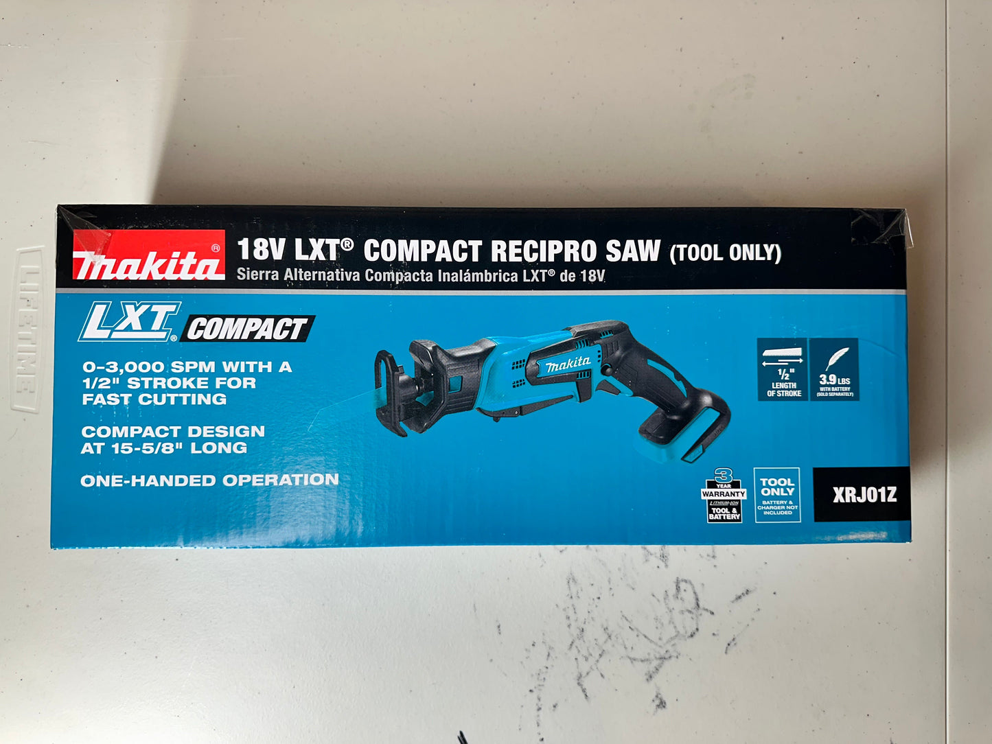 MAKITA 18V LXT® Lithium‑Ion Cordless Compact Recipro Saw (Tool Only) - XRJ01Z