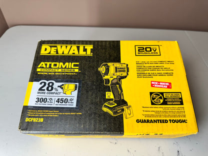 DEWALT ATOMIC™ 20V MAX* 3/8 IN. CORDLESS IMPACT WRENCH WITH HOG RING ANVIL (TOOL ONLY) - DCF923B