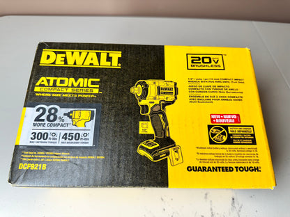 DEWALT ATOMIC™ 20V MAX* 1/2 IN. CORDLESS IMPACT WRENCH WITH HOG RING ANVIL TOOL ONLY - DCF921B