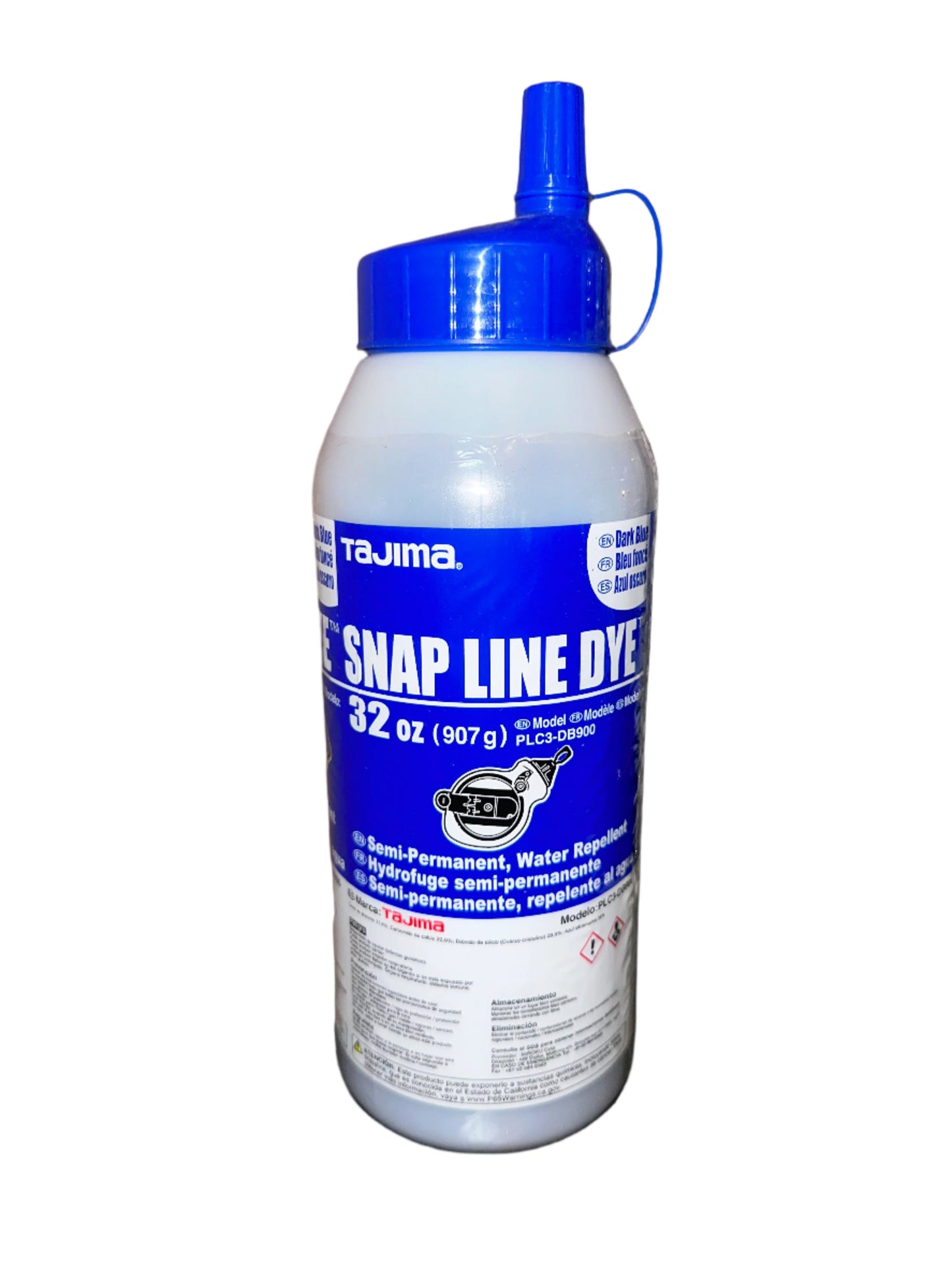 TAJIMA SNAP LINE DYE 32oz (907g) Durable Bottle & Easy-Fill Nozzle