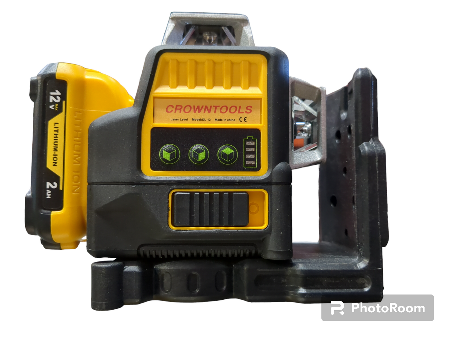 Crowntools DL-12 360 green laser level kit (fits Dewalt 12v battery).