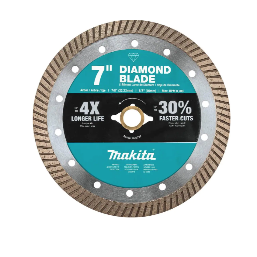 Makita 7inch Turbo Rim Diamond Blade for General Purpose B-69727