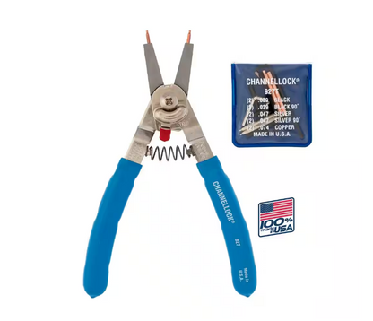 Channellock 8" Retaining Snap Ring Pliers 927