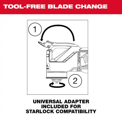 Milwaukee M18 FUEL 18V Oscillating Multi-Tool 2836-20 (Tool-Only)