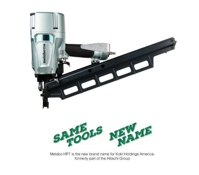 METABO HPT (NR83A5) 21 Degree 3-1/4" Plastic Collated Framing Nailer