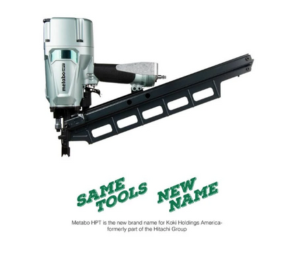 METABO HPT (NR83A5) 21 Degree 3-1/4" Plastic Collated Framing Nailer