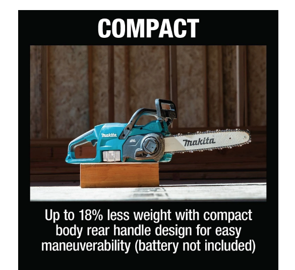Makita 18V LXT Lithium-Ion Brushless Cordless 14" Chain Saw XCU11Z (TOOL ONLY)