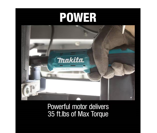 Makita 18V LXT Cordless 3/8" / 1/4" Sq. Drive Ratchet XRW01Z (TOOL ONLY)