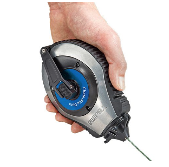 TAJIMA Chalk-Rite Dura Chalk Box with Ultra Thin 0.5mm Snap Line & Integrated Handle Release - CR402S