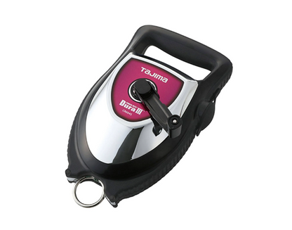 TAJIMA Chalk Line - Chalk-Rite Dura III Chalk Box with 150ft Extreme Bold 2.8 mm Snap Line & Integrated Handle Release CR604S